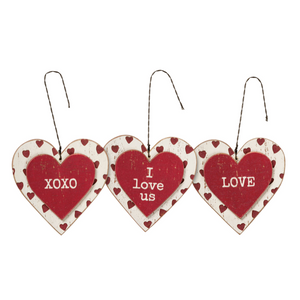 Love Heart Ornaments