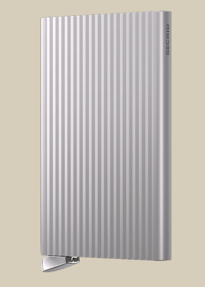 Premium Secrid Cardprotector - Fluted Silver