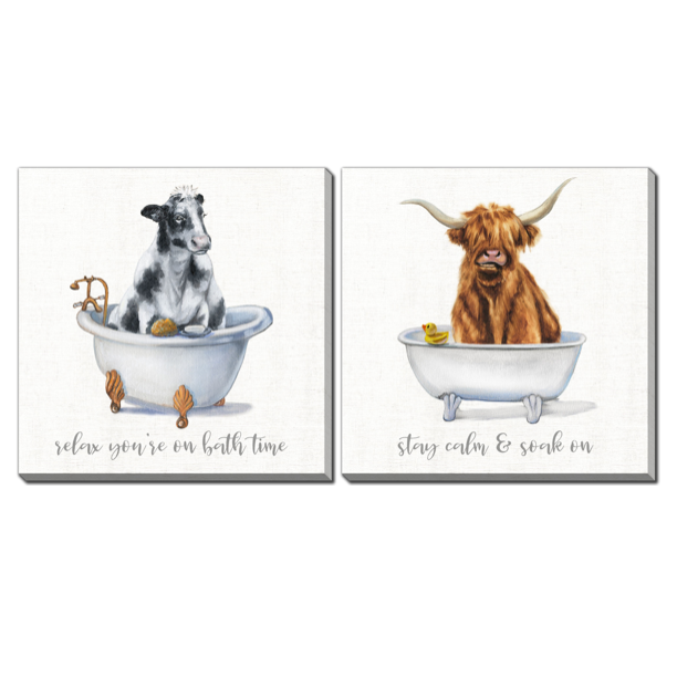 Bath Time Print Set