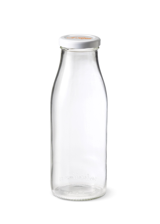 Capped Milk Bottle