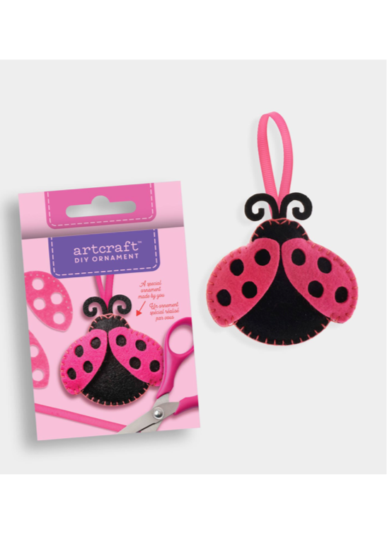 DIY Ornament Felt Kit - Ladybug
