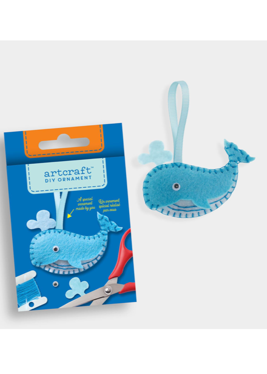 DIY Ornament Felt Kit - Blue Whale