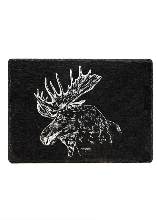 Slate Moose Cheese Board