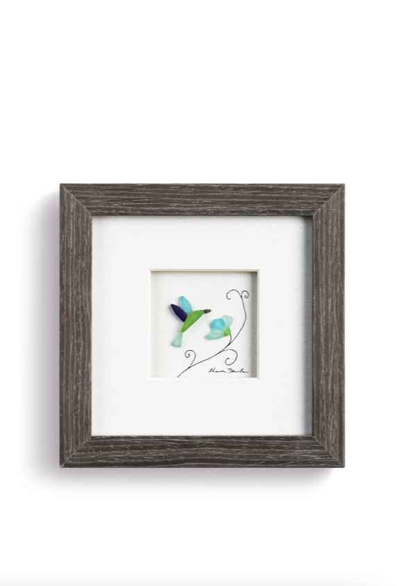 "Moments of Wonder" Seaglass Art