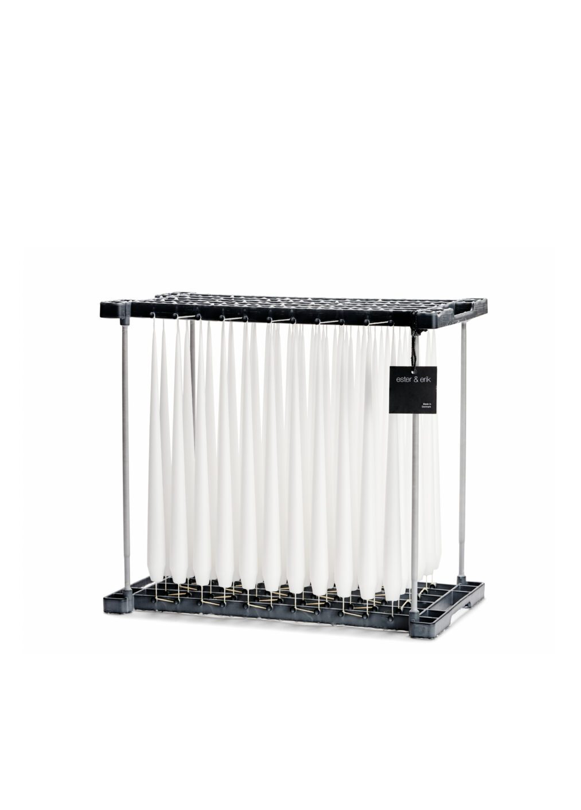 White Taper Candle - Ester & Erik