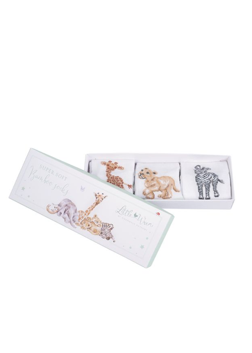 Little Savannah Baby Sock Gift Set - Little Wren Collection by Wrendale