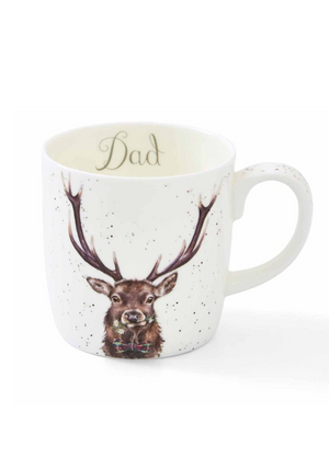 Dad - 14oz Bone China Mug - Wrendale