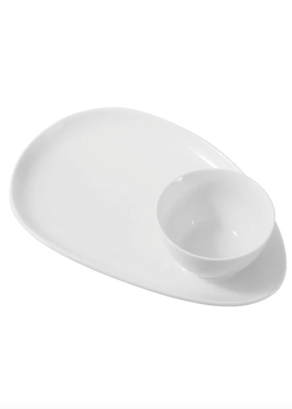 Calliope Chip & Dip Plate