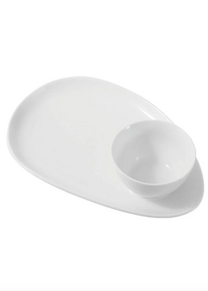 Calliope Chip & Dip Plate