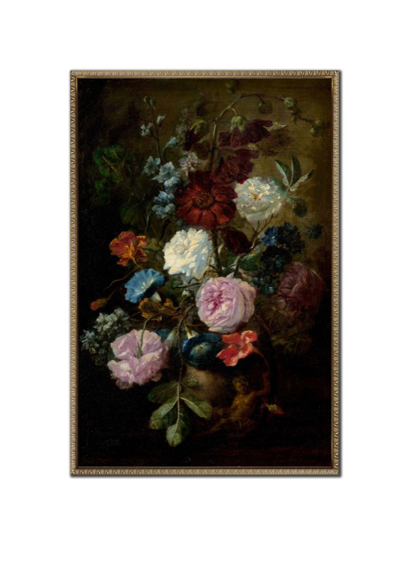 Demure Dutch Floral Print