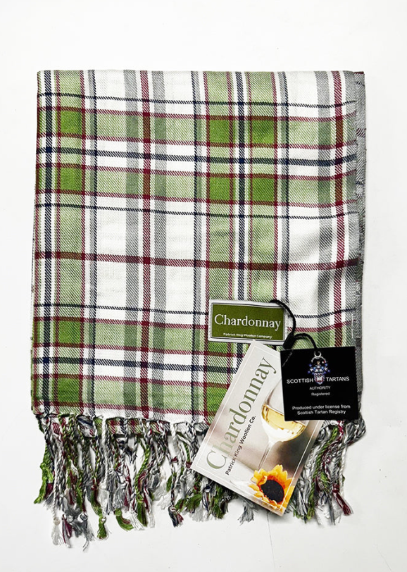 Chardonnay Tartan Viscose Scarf