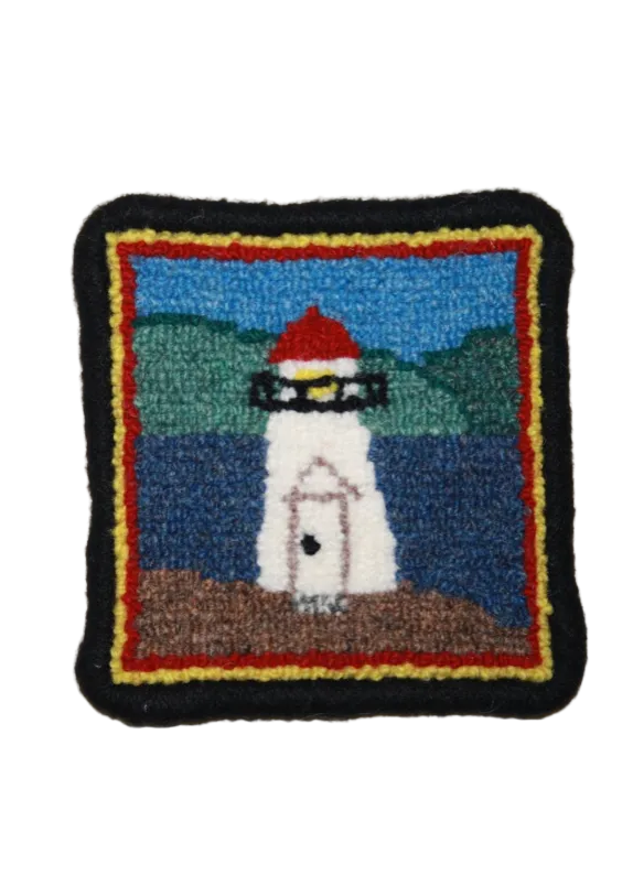 Rug Hooking Coaster Kit - Lighthouse