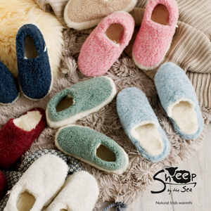 Natural Wool - Sheep by the Sea Slippers