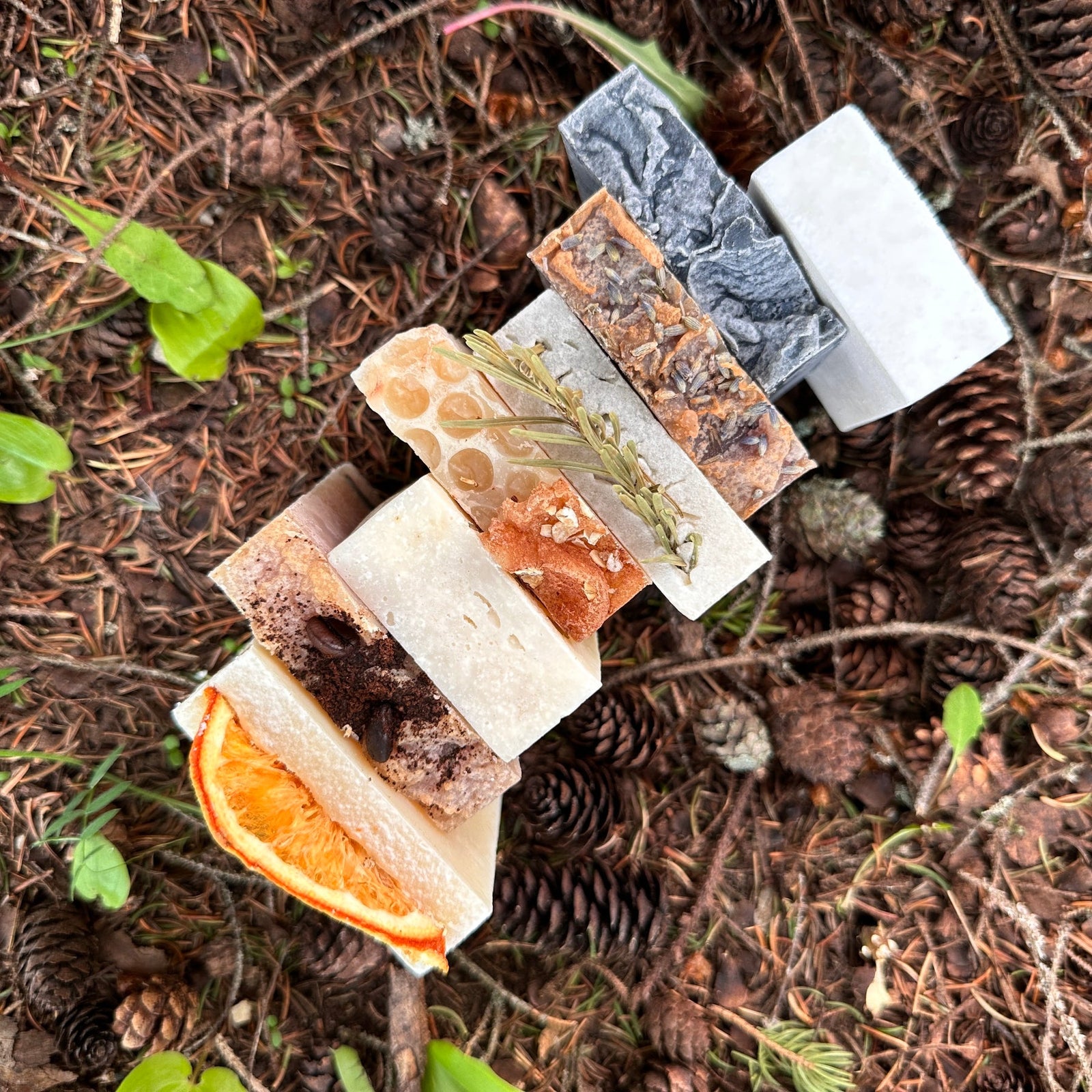 Sea Salt & Twig Infused Soap - Magical Forest