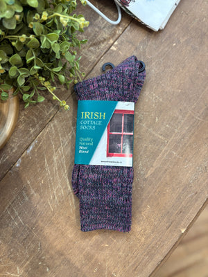 West Coast Irish Cottage Socks - Large