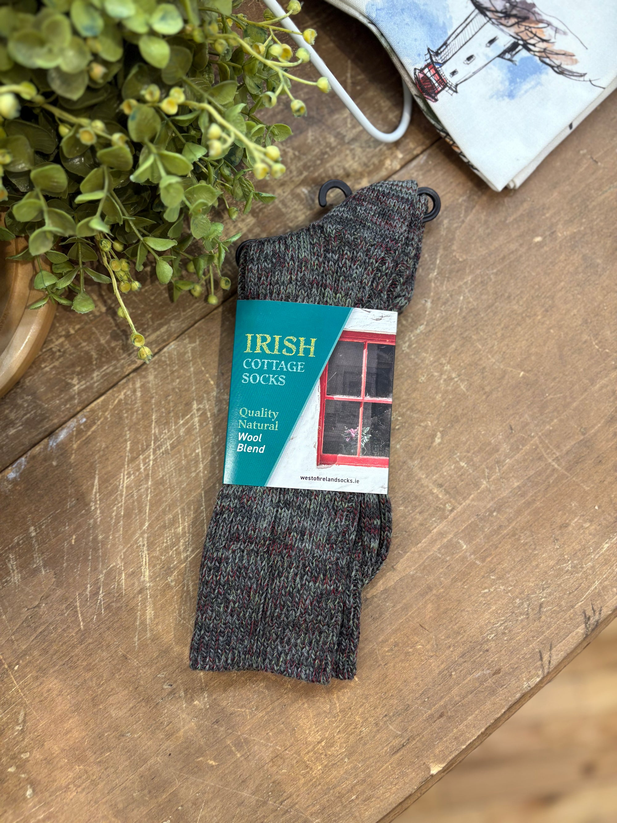 West Coast Irish Cottage Socks - Large