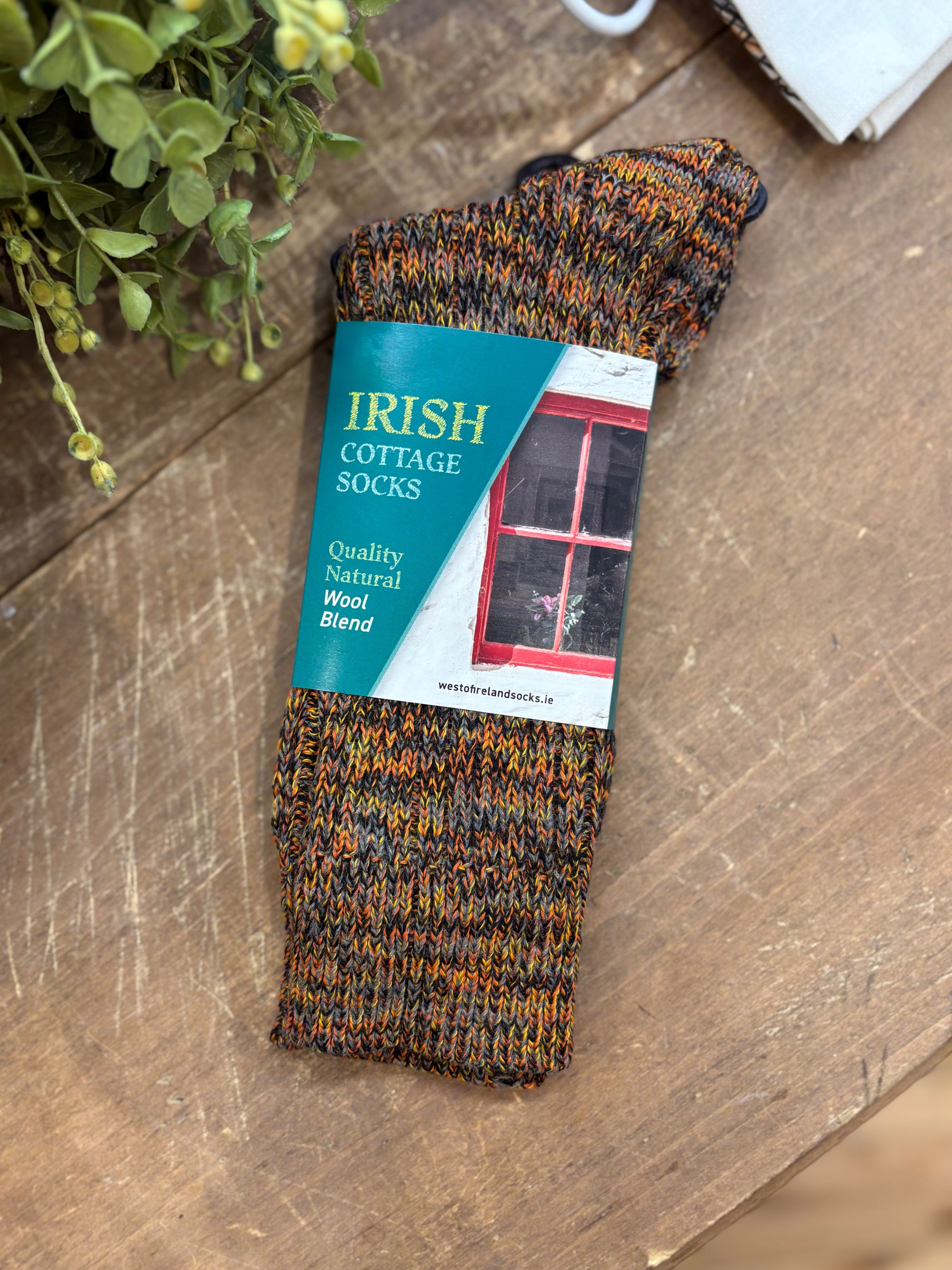 West Coast Irish Cottage Socks - Large