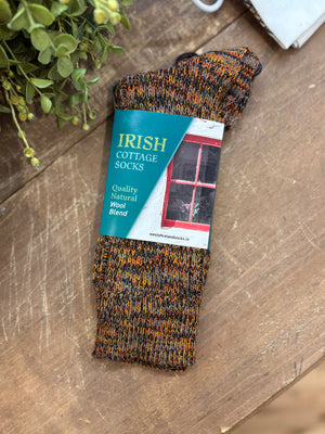 West Coast Irish Cottage Socks - Large