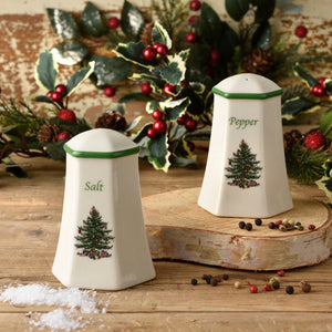 Spode Christmas Tree Salt & Pepper Shakers