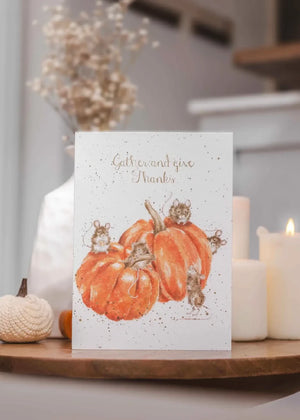 A Mice Thanksgiving - Wrendale Thanksgiving Occasion Card