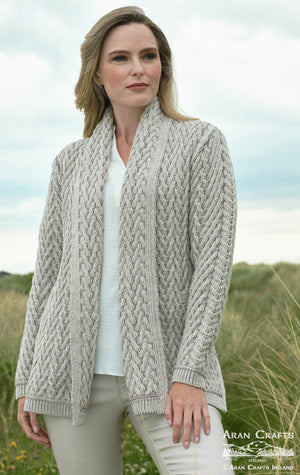 Killala Herringbone Shawl Cardigan