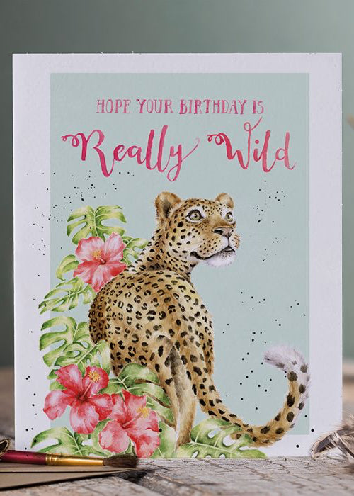 Hope Your Birthday is Really Wild - Wrendale Occasion Card