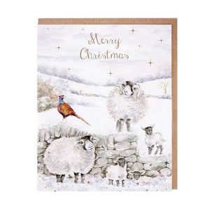 'Merry Christmas to Ewe' - Wrendale Notecard Pack