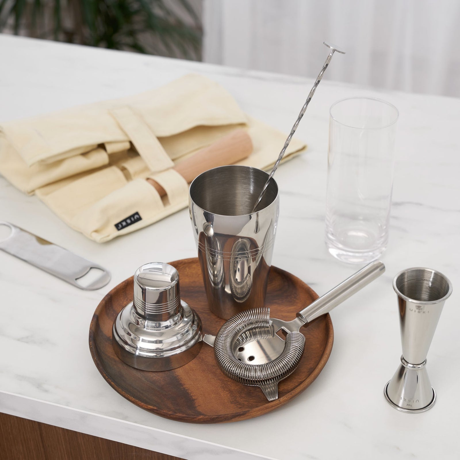 6-Piece Travel Barware Set