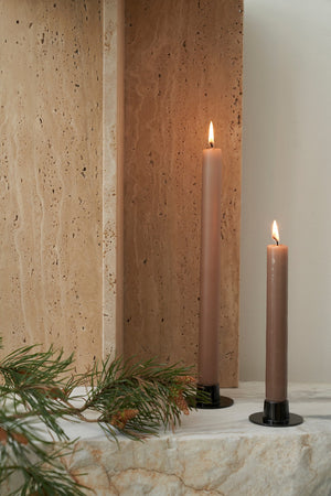 Matte Black Taper Candle Holders