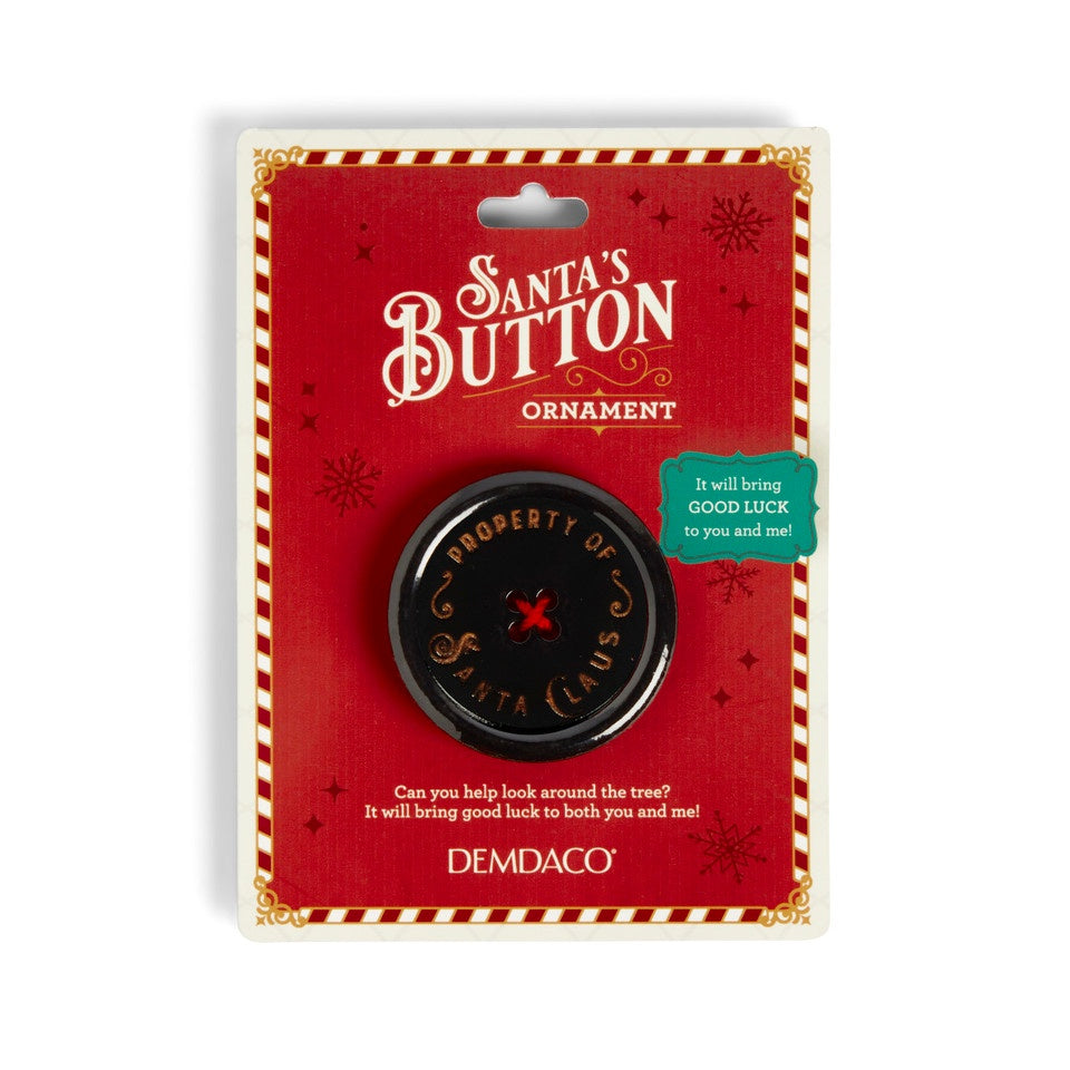 Santa's Lost Button Holiday Traditions Ornament