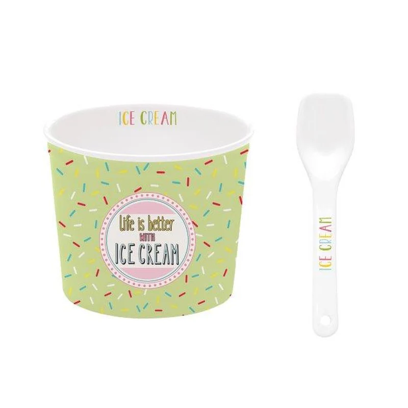 On Fleek Ice Cream Bowl - Green