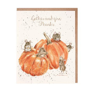 A Mice Thanksgiving - Wrendale Thanksgiving Occasion Card