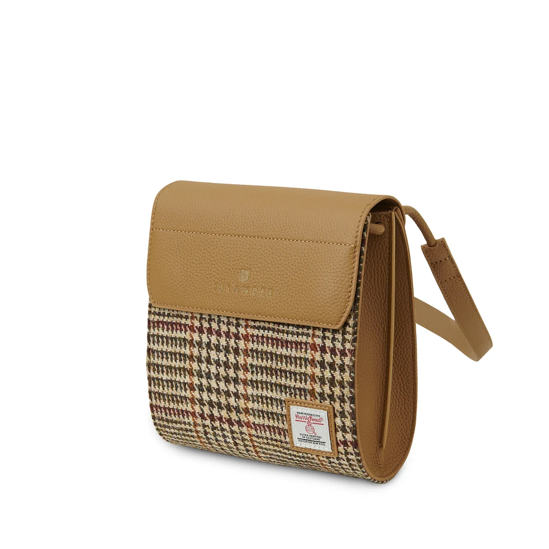 The Eilidh - Beige Houndstooth