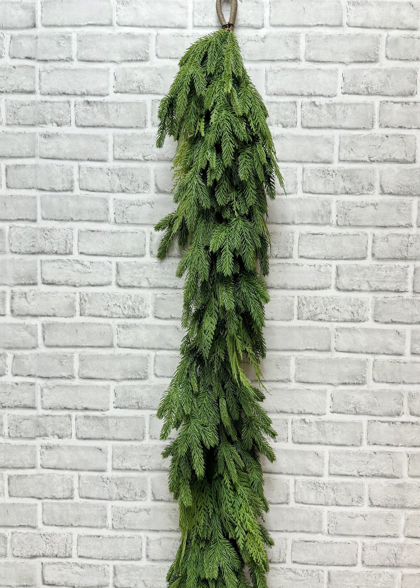 72" Fresh Touch Spruce & Cedar Garland