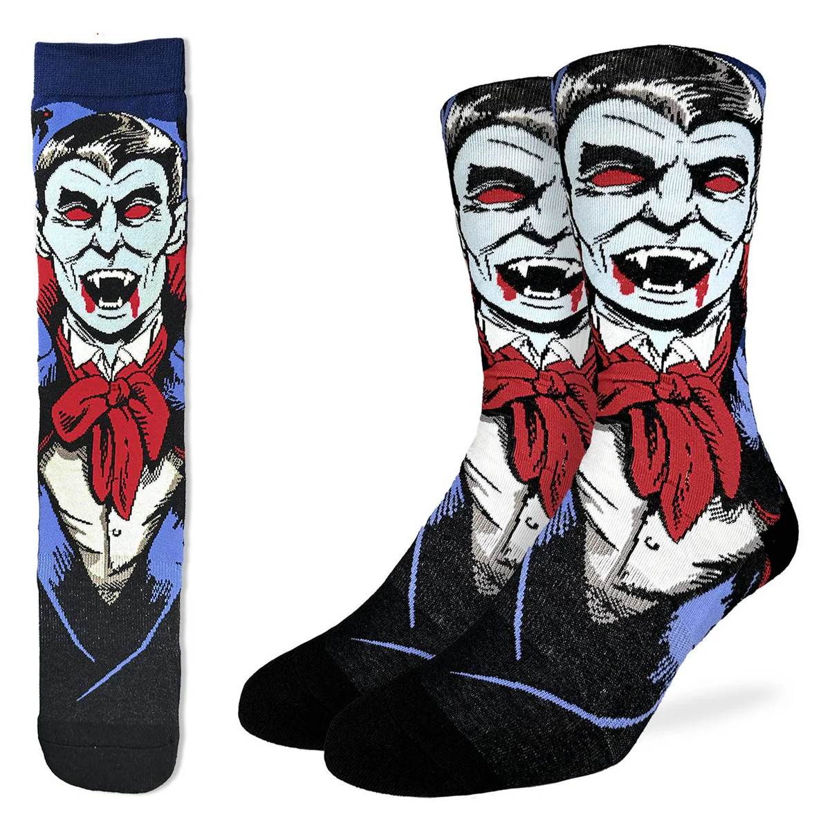 Evil Dracula Socks (Size 8-13)