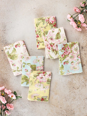 April Cornell Apple Blossom Tiny Towel/Dish Cloth Bundle