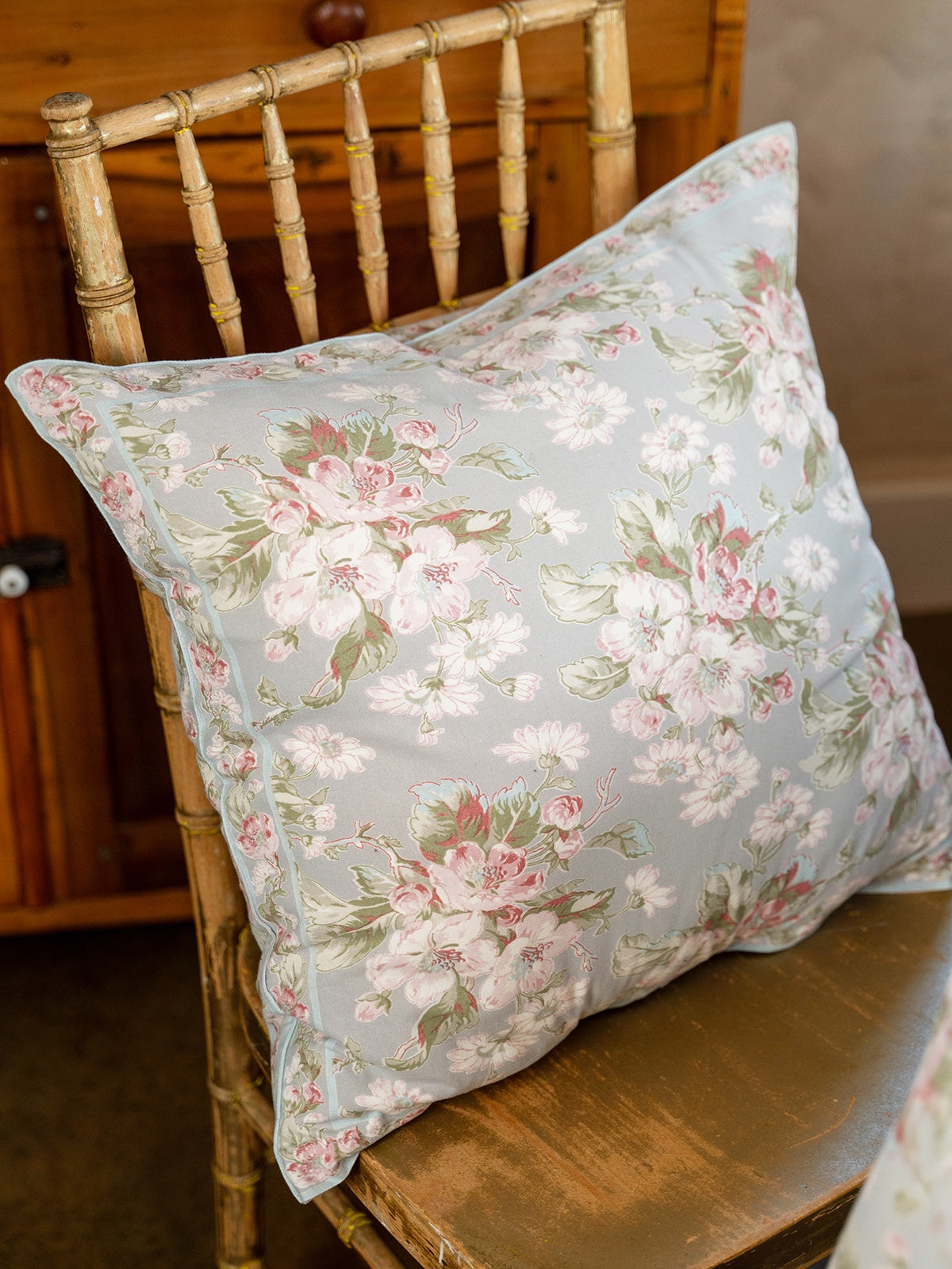 April Cornell Apple Blossom Cushion Cover - Smoke