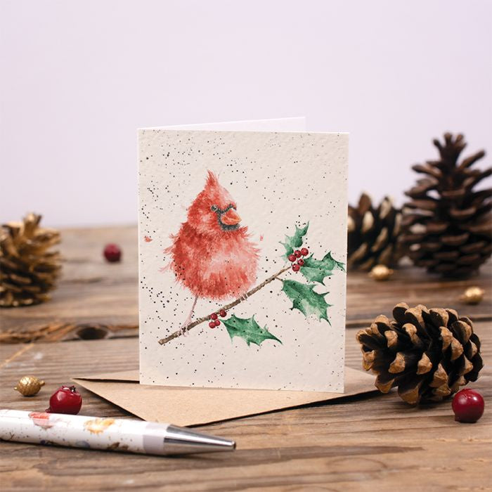 Mini Wrendale Card - Merry and Bright