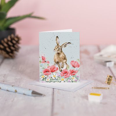 Wrendale Mini Cards - Field of Flowers