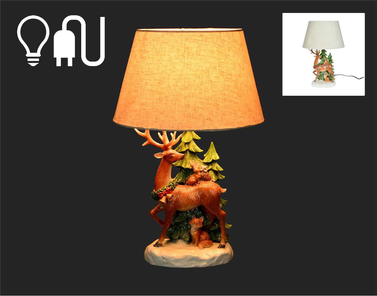 Woodland Scene Lamp