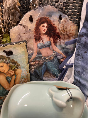 Believe in Mermaids - Slate Wall Art