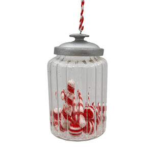 Peppermint Candy Jar Ornament