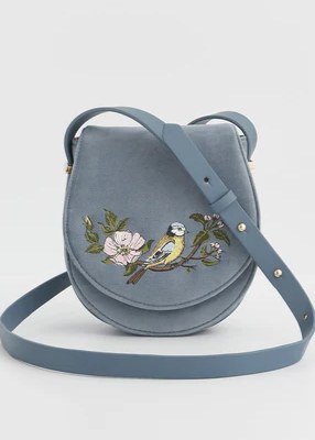 Blue Bird Saddle Bag