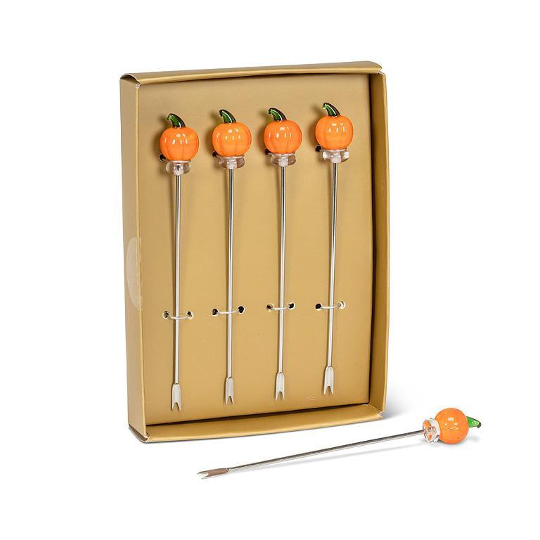 Pumpkin Cocktail Picks