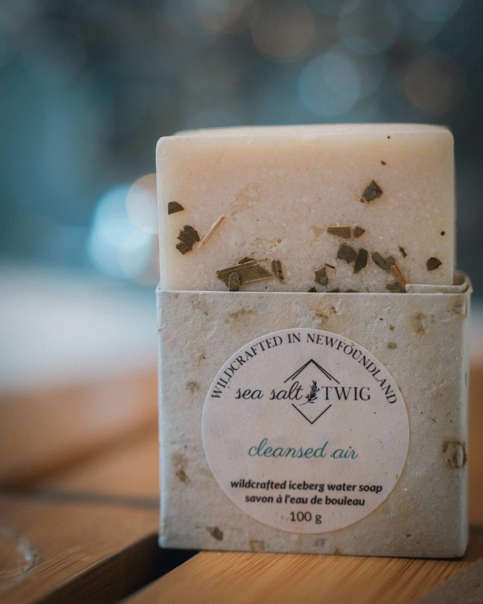 Sea Salt & Twig Infused Soap - Cleansed Air