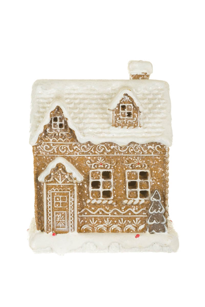 Snowy Gingerbread House