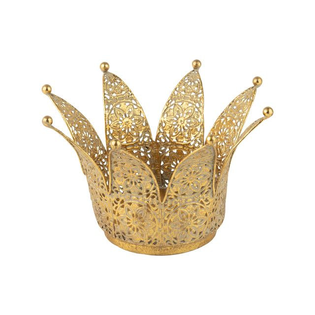 Gold Crown Pillar Holder