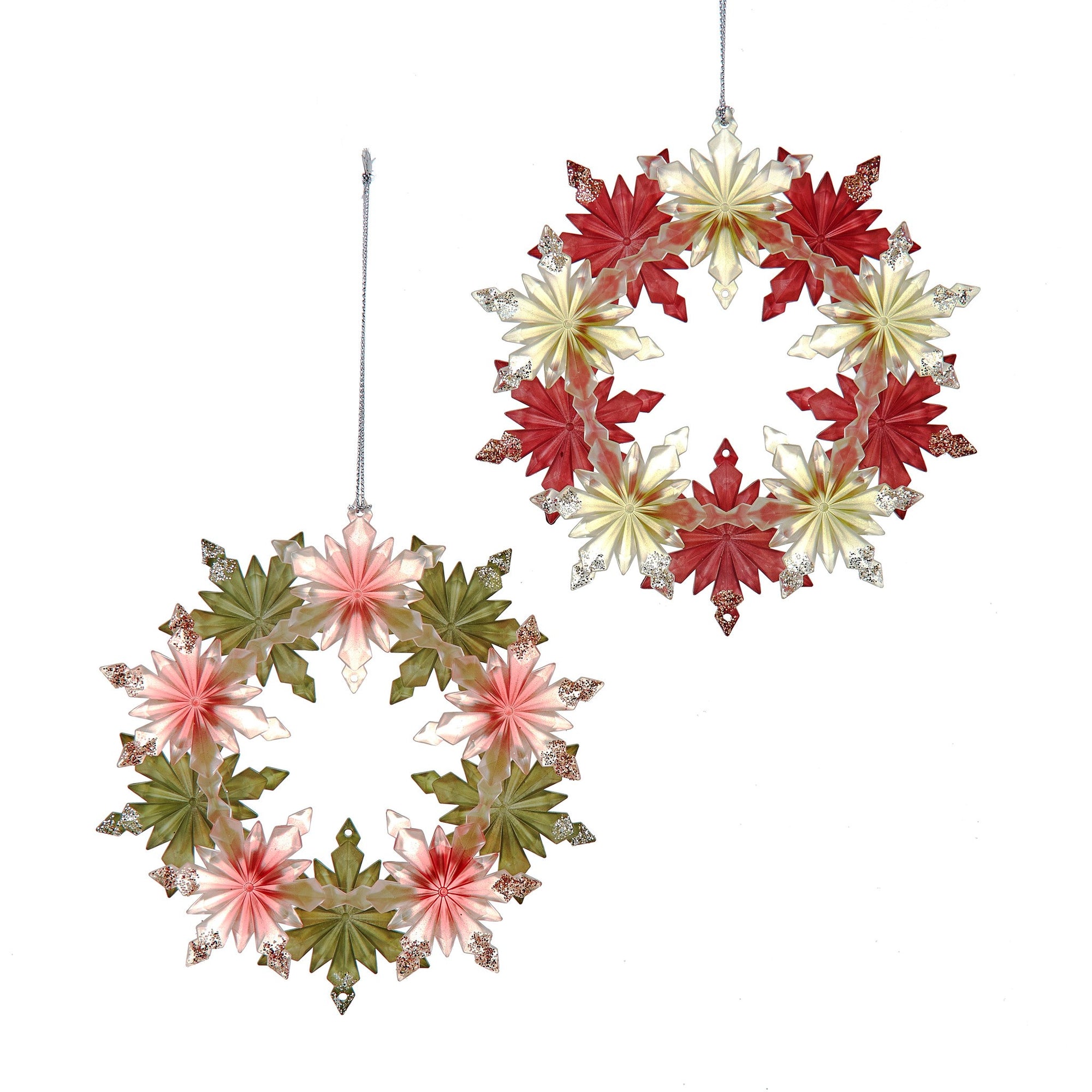 Snowlace Whimsy Wreath Ornament