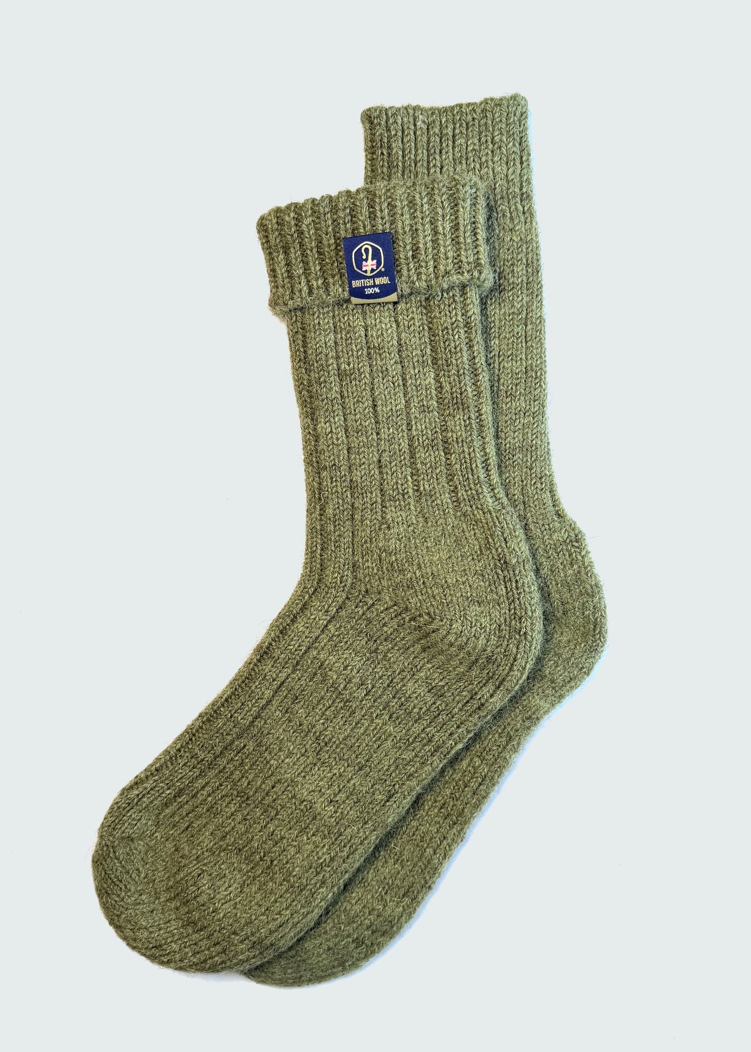 British Wool Boot Socks - Dark Apple