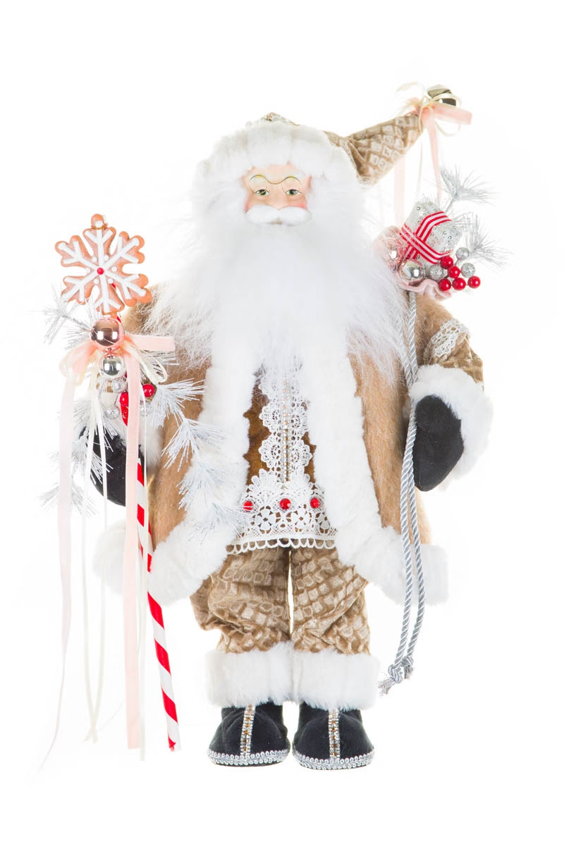 Gingerbread Santa Figurine